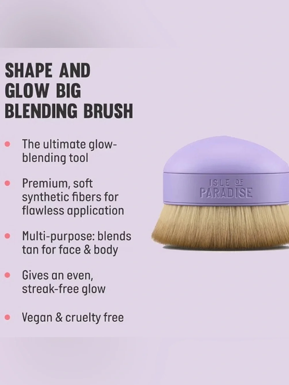 Isle of Paradise Shape & Glow Big Blending Brush